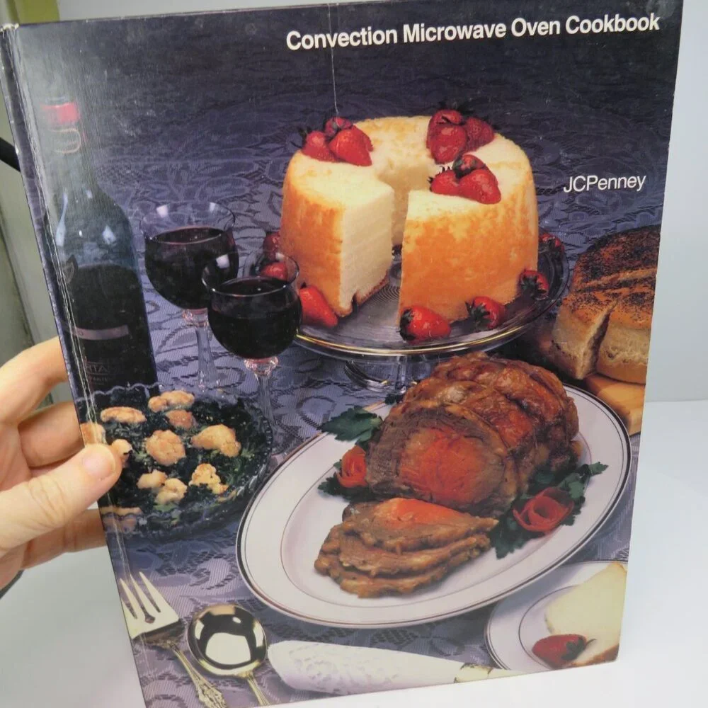 JCPenney Convection Microwave Oven Cookbook 1985 Hardback